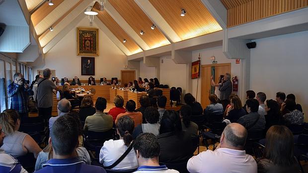 Vista general del Pleno Municipal celebrado este lunes en Ciudad Real