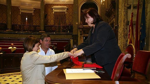 Imagen del sorteo efectuado este martes en el Ayuntamiento de Valencia