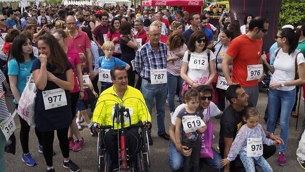 El director general de Políticas de Apoyo a la Discapacidad asistió a la marcha de Menudos Corazones, en Valladolid