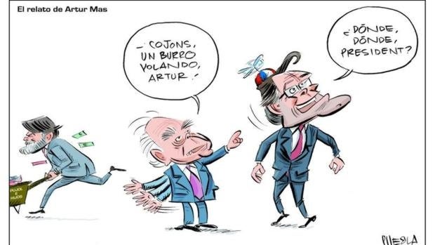 Una viñeta sobre Jordi Pujol