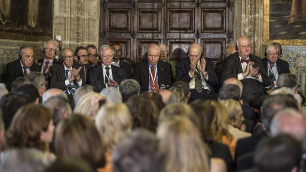 Imagen del jurado reunido este martes en Valencia