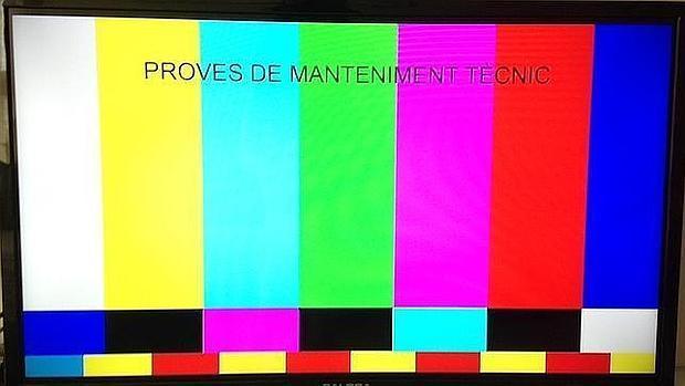 Imagen de las pruebas de mantenimiento de Canal 9