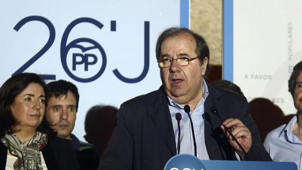 Herrera, durante su intervención en Burgos en el arranque de campaña