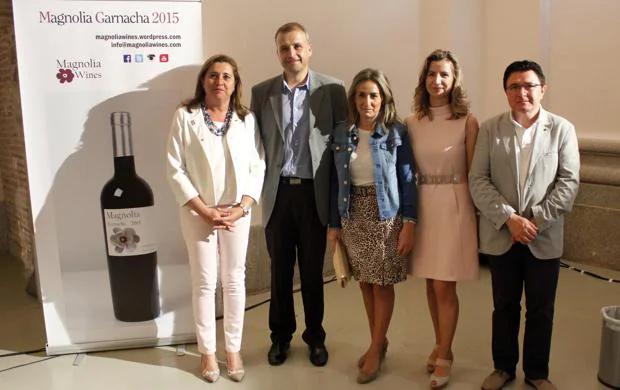 Presentación del vino Magnolia Garnacha 2015 en Toledo, con la alcaldesa Milagros Tolón