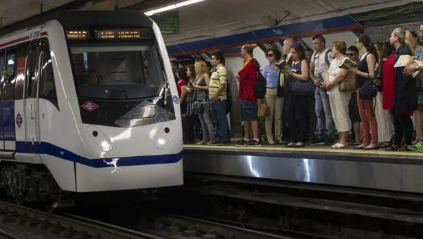 Una imagen del metro de Madrid durante los paros de la pasada semana