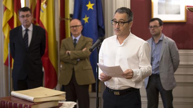 Vicent Cucarella, durante su toma de posesión este martes