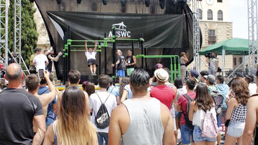 «Street Workout» en el Paseo de la Vega