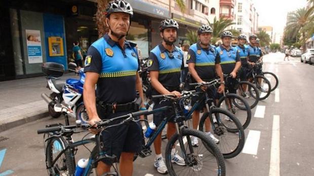 Policías municipales de la capital grancanaria