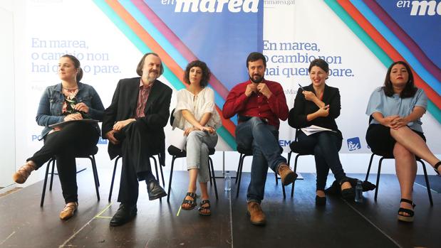 Diputados de En Marea tras las elecciones del pasado 26-J