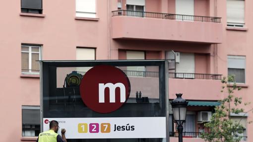 Imagen de la estación en la que se registró el accidente