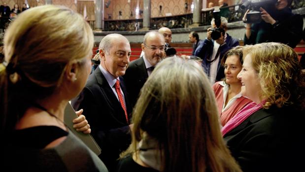 Los concejales del PP en el Ayuntamiento de Valencia, en una imagen de archivo