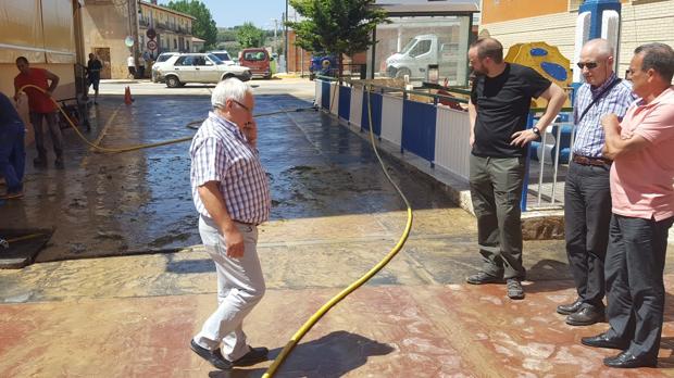 Las máquinas de la DPZ acuden en ayuda de los municipios inundados