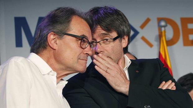 Artur Mas y Carles Puigdemont, en una imagen de archivo