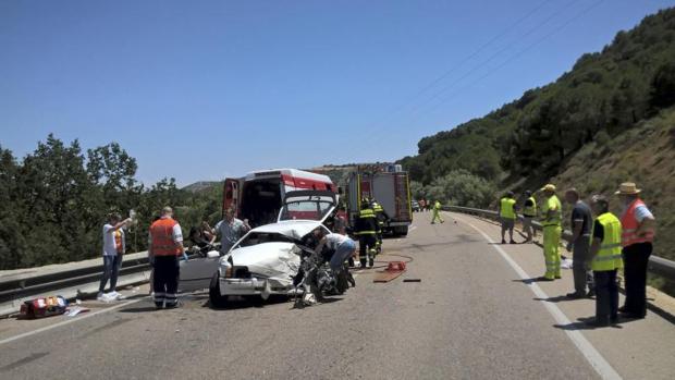 Diez muertos en las carreteras este fin de semana