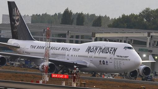 El Ed Force One, el avión de la banda de heavy metal Iron Maiden