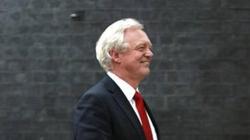 El ministro para el Brexit, David Davis