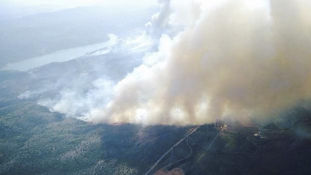 El incendio arrasó más de 870 hectáreas, buena parte de ellas de una zona natural protegida