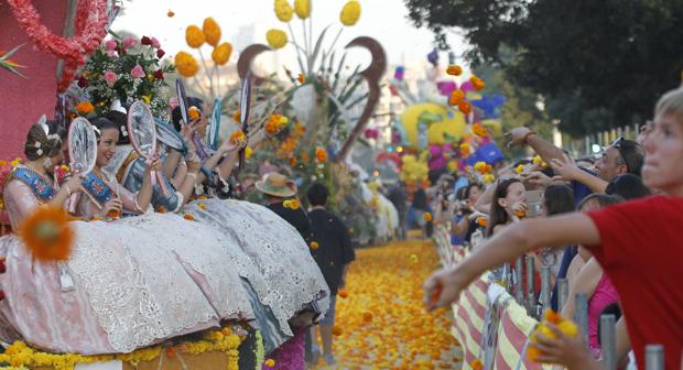 Imagen de la Batalla de Flores del año pasado