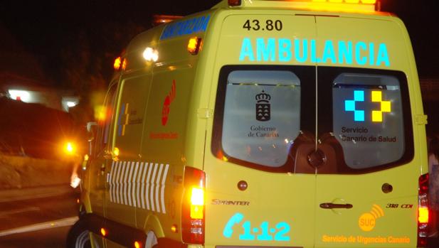 Ambulancia del SUC en Tenerife