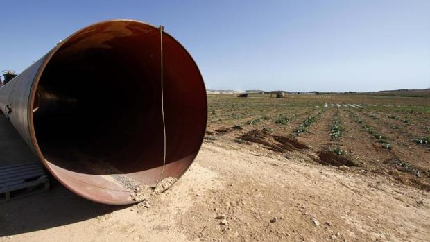 Obras del trasvase Júcar-Vinalopó.