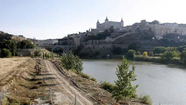 Ribera del Tajo a su paso por Toledo