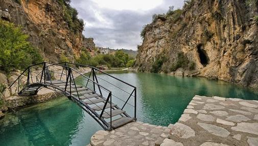 Imagen del paraje del Río Sellent ubicado en Bolbaite, Valencia