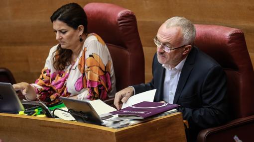 Fabiola Meco y Antonio Montiel, en las Cortes