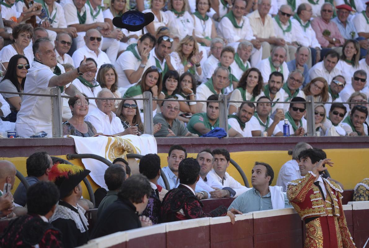 Tendido del Coso oscense durante la Feria de San Lorenzo