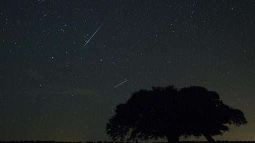 Las perseidas a su paso por Salamanca, en pleno campo charro