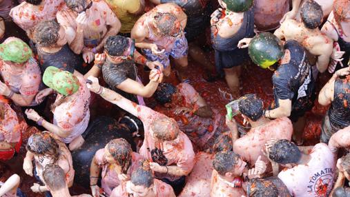 Imagen de la Tomatina 2016