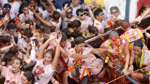 Imagen de la Tomatina 2016