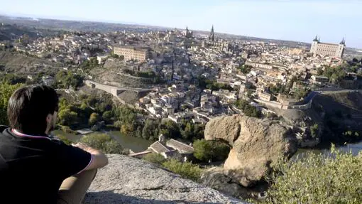 Toledo desde la piedra del Rey Moro