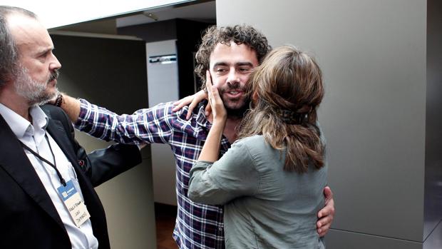 David Rodríguez, en un acto de partido.