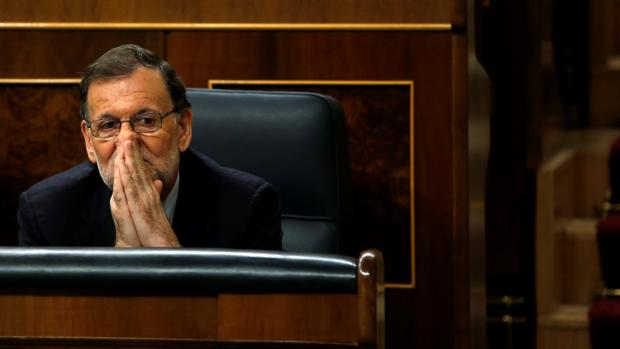 Mariano Rajoy, ayer en el Congreso
