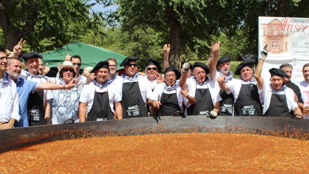 Los cocineros celebran su premio