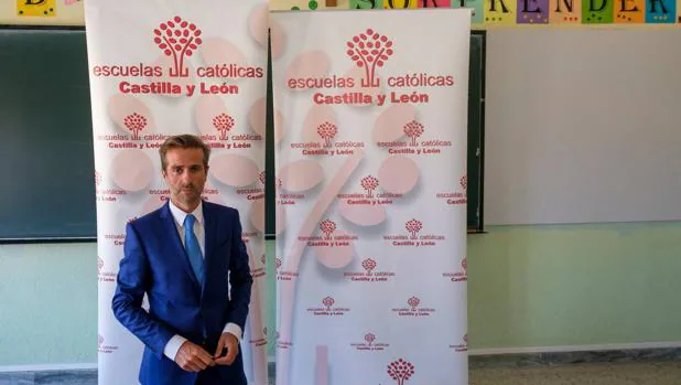 El secretario autonómico de Escuelas Católicas Castilla y León, Leandro Roldán Maza,