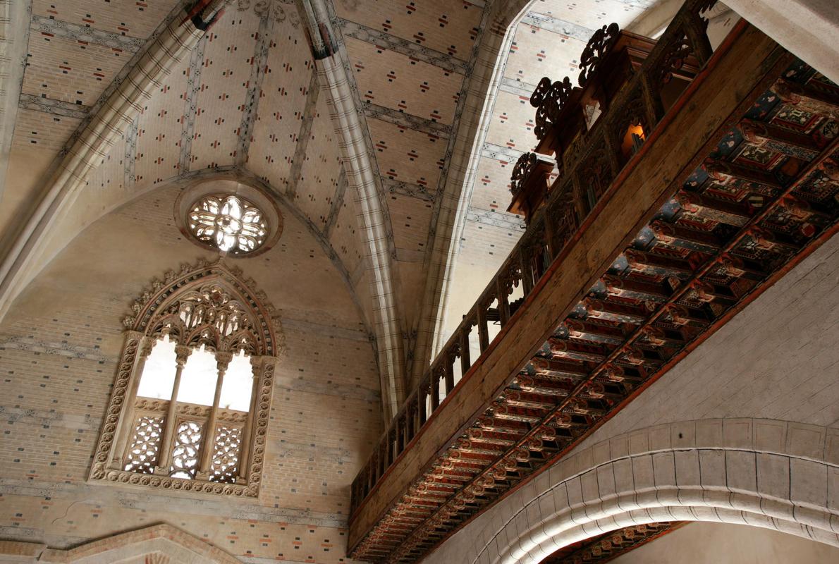 Interior de la iglesia mudéjar de Santa María de Tobed