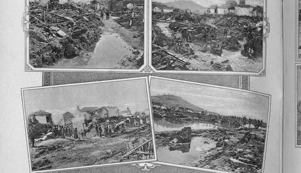 El fotógrafo toledano fue testigo directo de las inundaciones de Consuegra y sus imágenes se publicaron como grabados en la edición del 12 de octubre de 1891 del periódico semanal «La ilustración artística»
