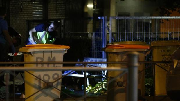 La noche del asesinato, en cadáver de la mujer en la calle de Bravo Murillo