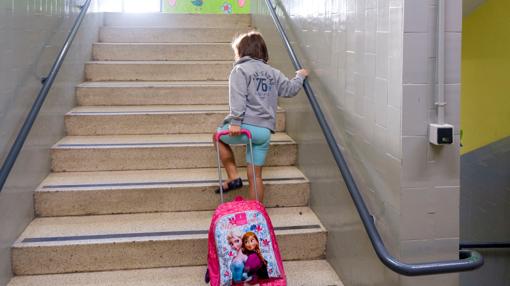 Inicio del curso escolar en el Colegio Pablo Picasso de Valladolid