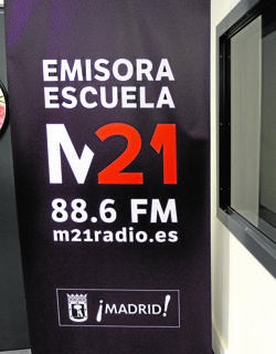 El estudio de la radio