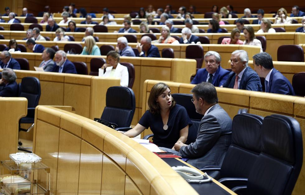 Pleno del Senado, durante la X Legislatura