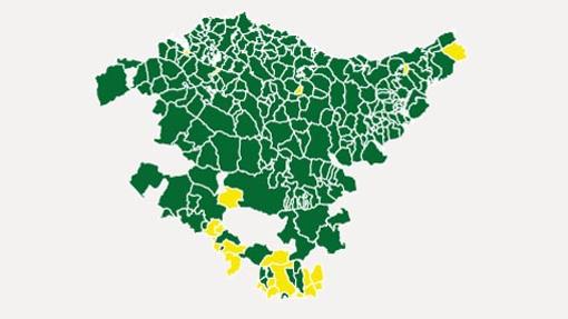 11 mapas que resumen los resultados en Galicia y País Vasco