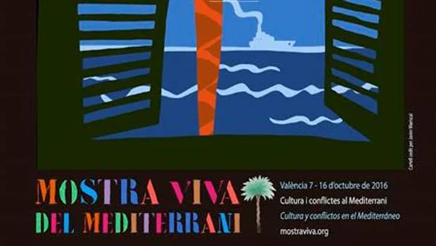 Cartel de la Mostra Viva del Mediterrani que acoge Valencia