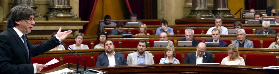 Vista del Parlament durante el Debate de Política General