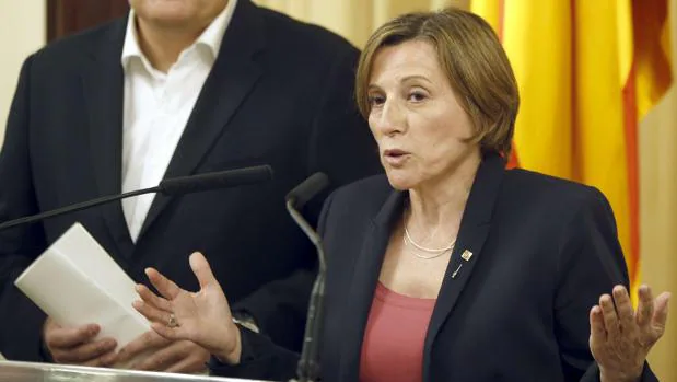 La presidenta del Parlamento catalán, Carme Forcadell