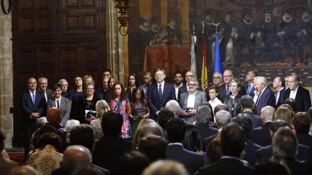 Imagen del acto institucional del 9 d'Octubre, Día de la Comunidad Valenciana