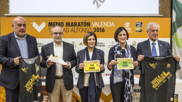 Presentación del XXVI Medio Maratón Valencia Trinidad Alfonso, esta mañana