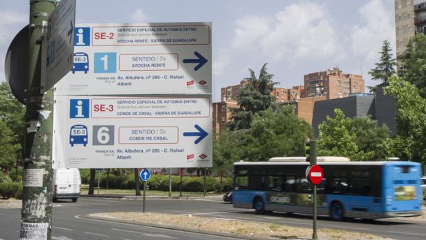 El carril bus de la avenida de la Albufera seguirá abierto tras las obras de la Línea 1 de Metro
