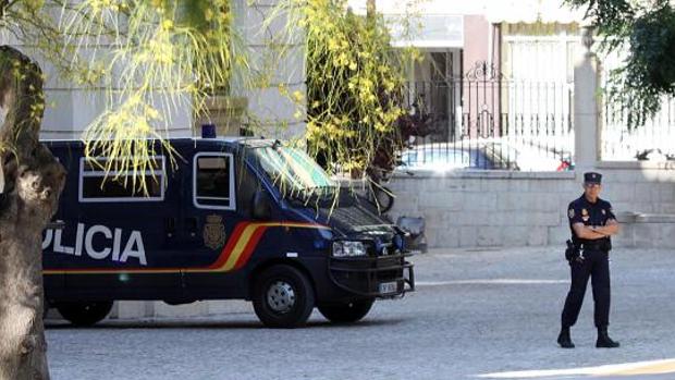 Despliegue de la Policía Nacional en Alicante